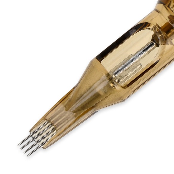 03 RL x 4 (Whip Shading) 0,35 mm Long Taper - Cartucce Aghi Tattoo Kwadron - 20 pz