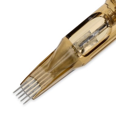 03 RL x 5 (Whip Shading) 0,35 mm Long Taper - Cartucce Aghi Tattoo Kwadron - 20 pz 2
