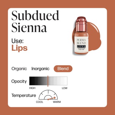 SUBDUED SIENNA - Perma Blend Luxe - 15ml - Pigmento PMU REACH 2