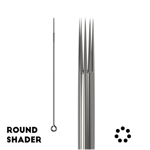 03 RS Aghi Tradizionali Dormouse - 0,35mm - Long Taper - 50pz.
