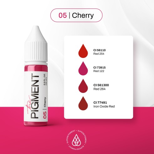 05 CHERRY - The Pigment - 15ml - Pigmento PMU REACH