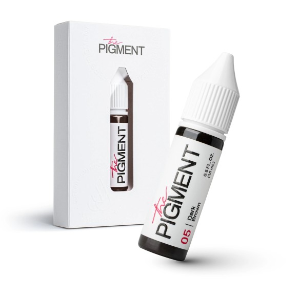 05 DARK BROWN - The Pigment - 15ml - Pigmento PMU REACH