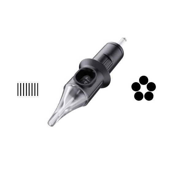 05 Liner - Medium Taper 0,30 mm - Cartucce Aghi Tattoo Cheyenne Safety - 20 pz