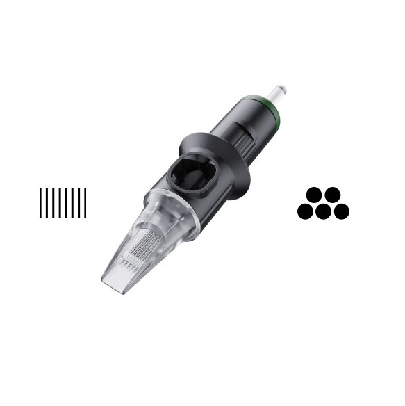05 Magnum 0,35 mm - Cartucce Aghi Tattoo Cheyenne Safety - 20 pz
