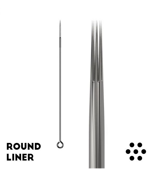 05 RL Aghi Tradizionali Dormouse - 0,30mm - Long Taper - 50pz.
