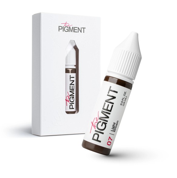 07 LIGHT BROWN - The Pigment - 15ml - Pigmento PMU REACH