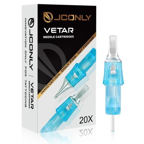 07 MG (Magnum) Long Taper - Cartucce Aghi Tattoo JCONLY VETAR - 20 pz