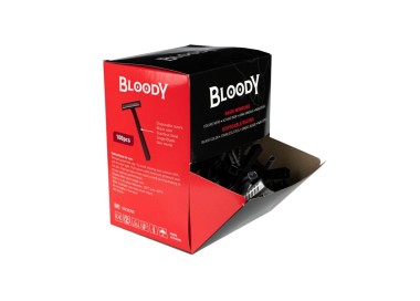 Rasoi Chirurgici Monolama Neri BLOODY - 100pz. bloody