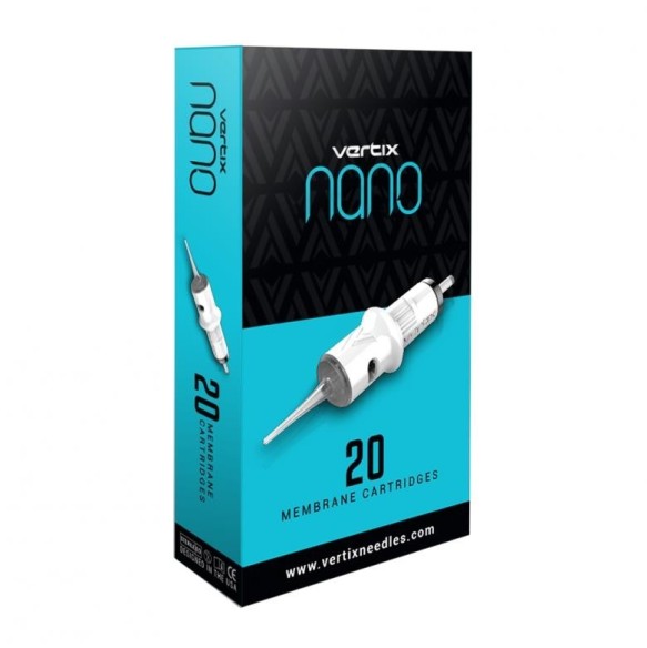 07 RS (Round Shader) 0,25mm - Cartucce Vertix NANO - Aghi PMU - 20pz.