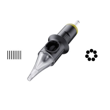 07 Shader 0,25 mm - Cartucce Aghi Tattoo Cheyenne Safety - 20 pz