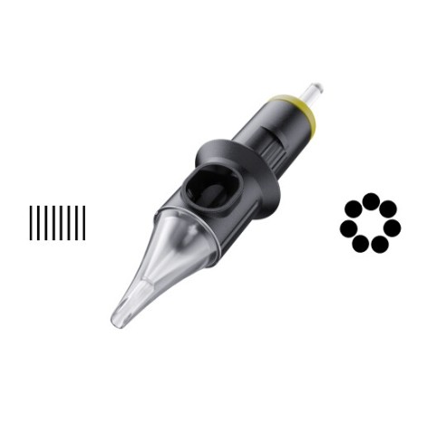 07 Shader 0,35 mm - Cartucce Aghi Tattoo Cheyenne Safety - 20 pz