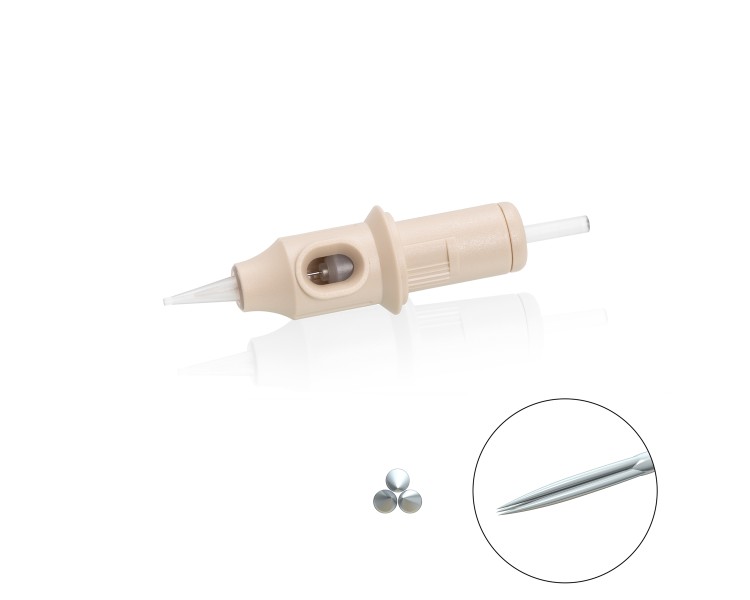 03 RL (Round Liner) 0,25mm - Long Taper - Cartucce Biotek Universali - Aghi PMU - 20pz biotek 03 RL (Round Liner) 0,25mm - Long Taper - Cartucce Biotek Universali - Aghi PMU - 20pz biotek