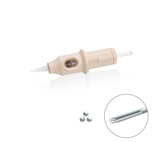 03 RS (Round Shader) 0,30mm - Medium Taper - Cartucce Biotek Universali - Aghi PMU - 20pz biotek