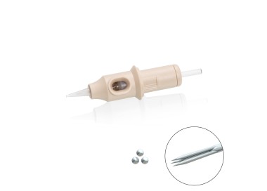 03 RS (Round Shader) 0,30mm - Medium Taper - Cartucce Biotek Universali - Aghi PMU - 20pz biotek