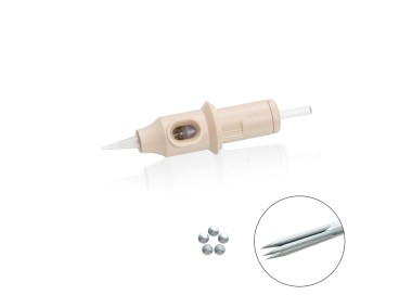 05 RS (Round Shader) 0,30mm - Medium Taper - Cartucce Biotek Universali - Aghi PMU - 20pz biotek