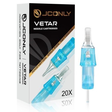 09 MG (Magnum) Long Taper - Cartucce Aghi Tattoo JCONLY VETAR - 20 pz