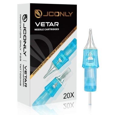 09 RL (Round Liner) Long Taper - Cartucce Aghi Tattoo JCONLY VETAR - 20 pz