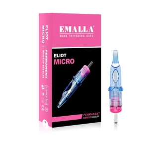 07 CM (Soft Magnum) 0,30mm - Medium Taper - Cartucce Emalla ELIOT MICRO - Aghi PMU - 20pz emalla