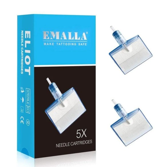 143 MG (Magnum) 0,30 mm Medium Taper - Cartucce Aghi Tattoo Emalla Eliot Super Magnum - 5 pz