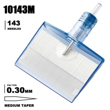 143 MG (Magnum) 0,30 mm Medium Taper - Cartucce Aghi Tattoo Emalla Eliot Super Magnum - 5 pz 2