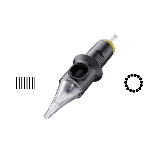 15 Shader 0,30 mm - Cartucce Aghi Tattoo Cheyenne Safety - 20 pz