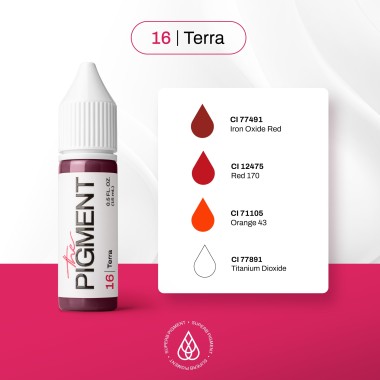 16 TERRA - The Pigment - 15ml - Pigmento PMU REACH 2