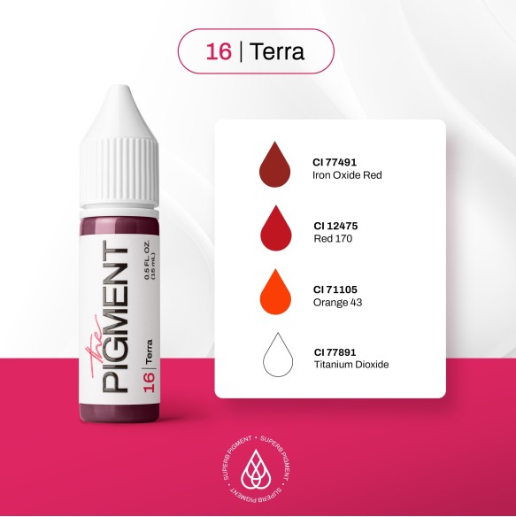 16 TERRA - The Pigment - 15ml - Pigmento PMU REACH