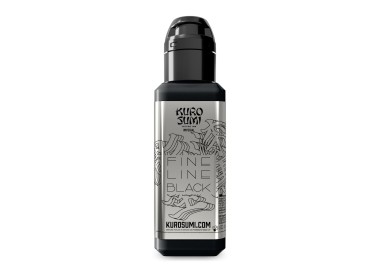 FINE LINE BLACK - Kuro Sumi Imperial - 44ml - Colore Tattoo REACH kuro sumi
