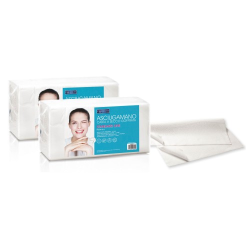Asciugamano Carta a Secco Goffrato - 40x70cm - 60pz.