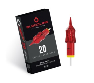 07 RS (Round Shader) - Long Taper - Cartucce BodySupply Bloodline - Aghi Tattoo - 20pz bodysupply