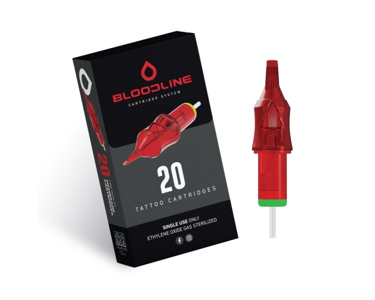 09 MG (Magnum) - Long Taper - Cartucce BodySupply Bloodline - Aghi Tattoo - 20pz bodysupply 09 MG (Magnum) - Long Taper - Cartucce BodySupply Bloodline - Aghi Tattoo - 20pz bodysupply