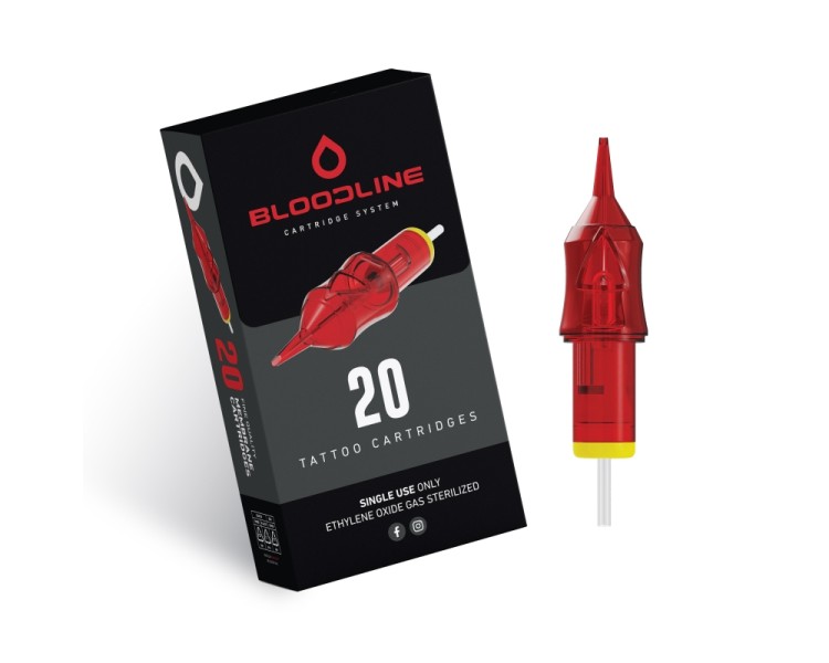 18 RS (Round Shader) - Long Taper - Cartucce BodySupply Bloodline - Aghi Tattoo - 20pz bodysupply 18 RS (Round Shader) - Long Taper - Cartucce BodySupply Bloodline - Aghi Tattoo - 20pz bodysupply