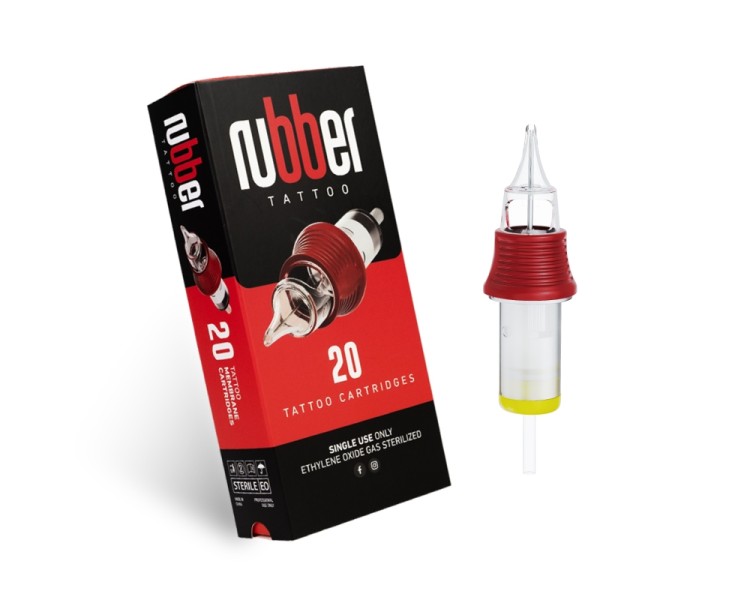 14 RS (Round Shader) - Long Taper - Cartucce BodySupply Rubber - Aghi Tattoo - 20pz bodysupply 14 RS (Round Shader) - Long Taper - Cartucce BodySupply Rubber - Aghi Tattoo - 20pz bodysupply