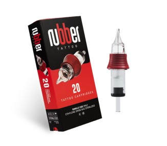 07 RL (Round Liner) - Long Taper - Cartucce BodySupply Rubber - Aghi Tattoo - 20pz bodysupply