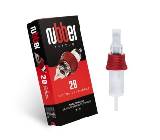 21 RM (Soft Magnum) - Long Taper - Cartucce BodySupply Rubber - Aghi Tattoo - 20pz bodysupply