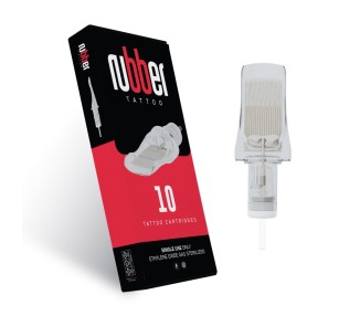 39 RM (Soft Magnum) - Long Taper - Cartucce BodySupply Rubber - Aghi Tattoo - 10pz bodysupply
