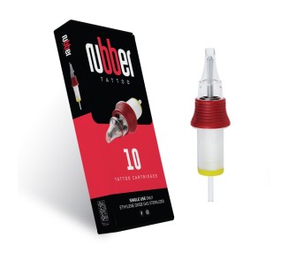 45 RS (Round Shader) 0,25mm - Long Taper - Cartucce BodySupply Rubber - Aghi Tattoo - 10pz bodysupply