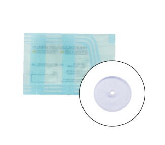 STERILE MEDICAL SILICONE PIERCING DISCS 2pcs