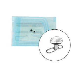 TT STERILE JEWEL OPEN STYLE DERMAL ANCHOR