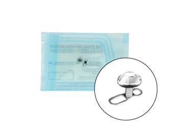 TT STERILE JEWEL OPEN STYLE DERMAL ANCHOR