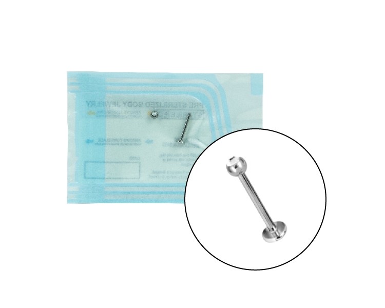 TT STERILE JEWEL LABRETS TT STERILE JEWEL LABRETS