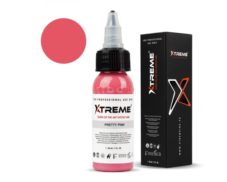 PRETTY PINK - Xtreme Ink - 30ml - Colore Tattoo REACH xtreme ink PRETTY PINK - Xtreme Ink - 30ml - Colore Tattoo REACH xtreme ink