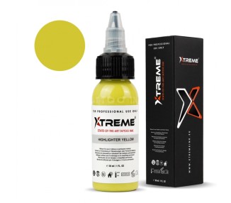 HIGHLIGHTER YELLOW - Xtreme Ink - 30ml - Conforme REACH xtreme ink