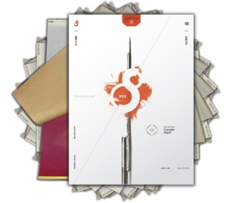 S8 Red Carta Termica per Stencil con Stampante - Rossa - 210x280mm - 100pz. spirit