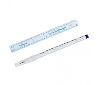 Pennarello Chirurgico VIOLA Sterile - 0.5 mm - con Righello makeup supply