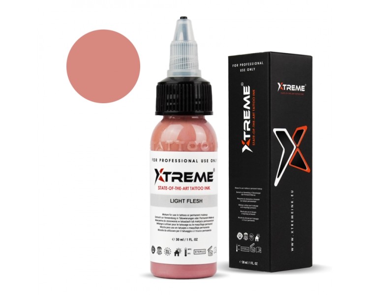 LIGHT FLESH - Xtreme Ink - 30ml - Colore Tattoo REACH xtreme ink LIGHT FLESH - Xtreme Ink - 30ml - Colore Tattoo REACH xtreme ink