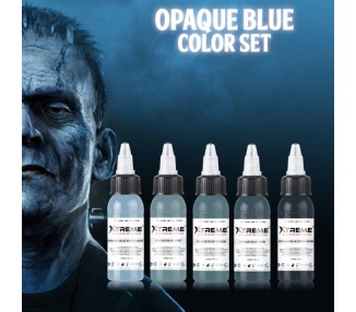 OPAQUE BLUE SET - Xtreme Ink - 5x30ml - Conforme REACH xtreme ink