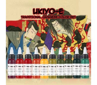 Ukiyo-e TRADITIONAL JAPANESE COLOR SET - Xtreme Ink - 10x30ml - Conforme REACH xtreme ink