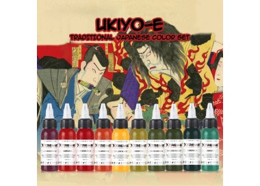 Ukiyo-e TRADITIONAL JAPANESE COLOR SET - Xtreme Ink - 10x30ml - Conforme REACH xtreme ink