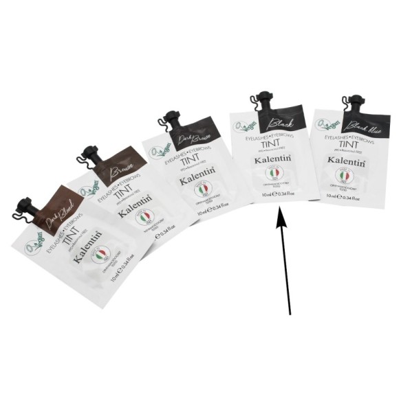 Tinta ibrida effetto henné preattivata - Nero 10 ml - KALENTIN